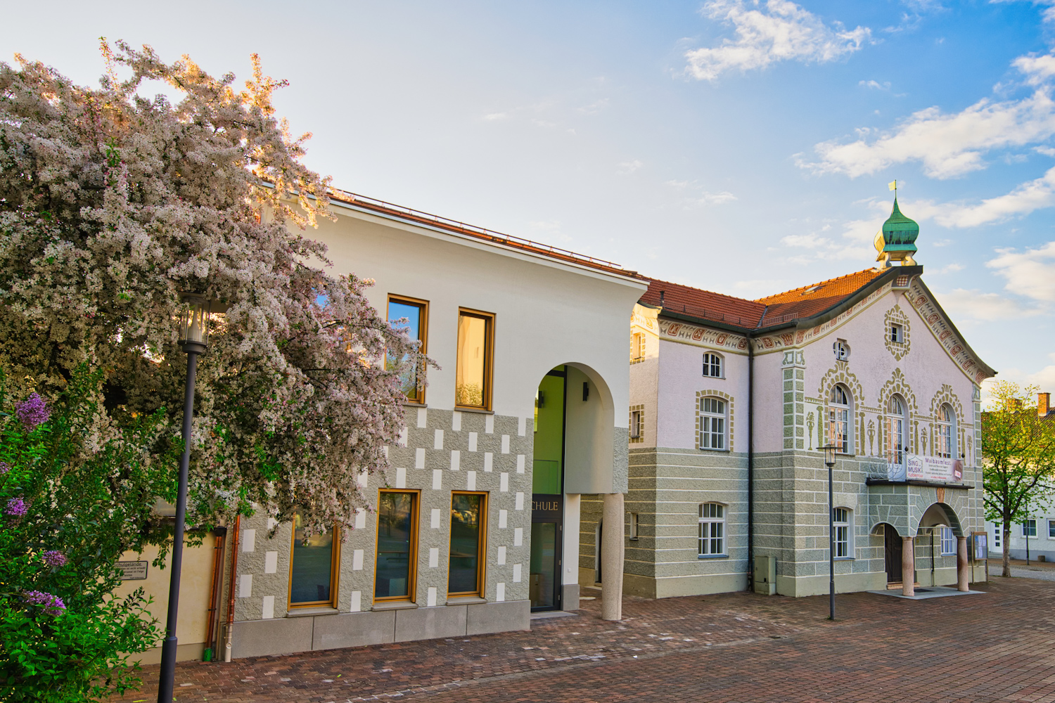 Bild des Anbaus der Musikschule